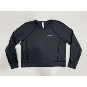Lululemon Athletica Loop Back Embroidered Logo Crewneck Sweatshirt Women's 6